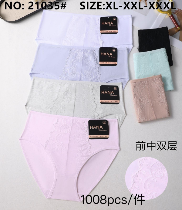 Majtki damskie Roz XL-3XL, Mix kolor Paczka 24 szt
